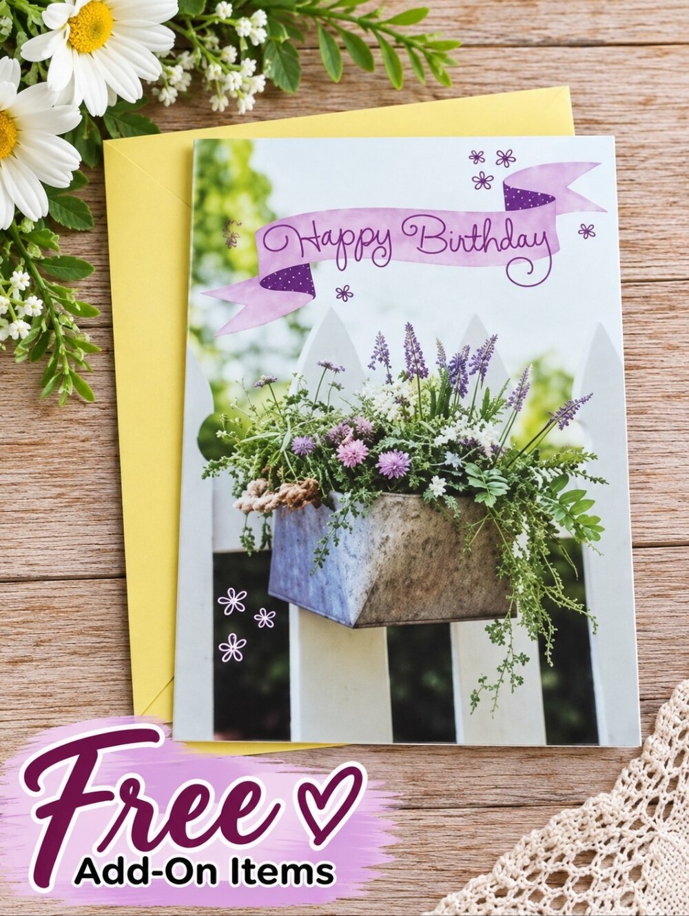 Free With Purchase General Happy Birthday Card